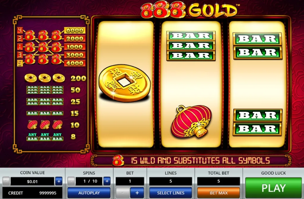 888 Gold slot on Maxim88